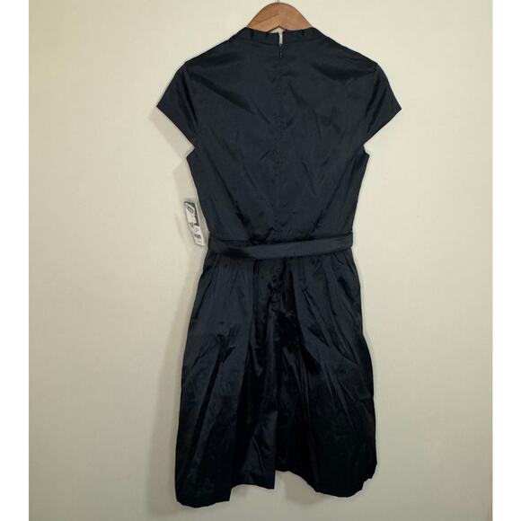 NWT Donna Ricco Dress Womens Size 6 Party Cocktail Little Black Dress Whimsigoth - Picture 6 of 8